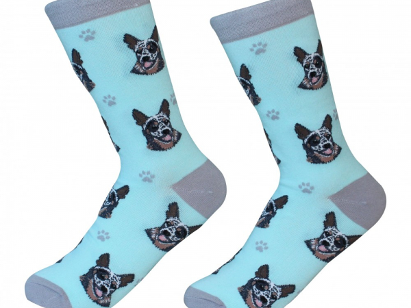 Australian Cattle Dog Socks cranberry corners gift shop dahlonega georgia