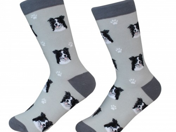 Border Collie Socks Cranberry Corners Gift shop dahlonega georgia