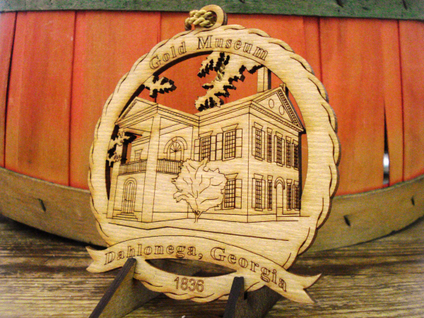 Buy Online Gold Museum Souvenir Ornament Cranberry Corners Gift Shop Dahlonega