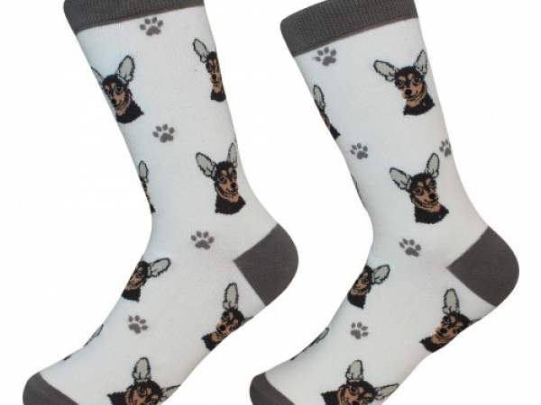dark chihuahua dog socks cranberry corners gift shop dahlonega georiga
