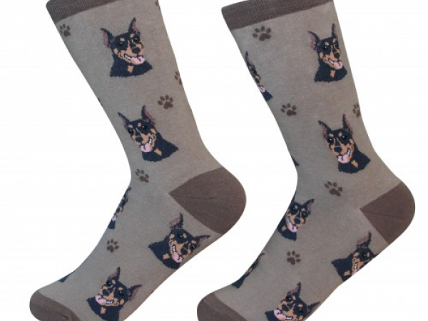 Doberman Dog Socks Cranberry Corners Gift Shop Dahlonega Georgia
