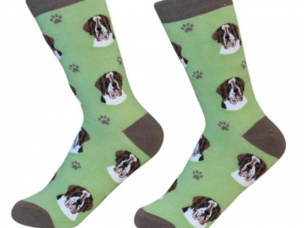 st bernard Dog Socks Cranberry Corners Gift Shop Dahlonega Georgia