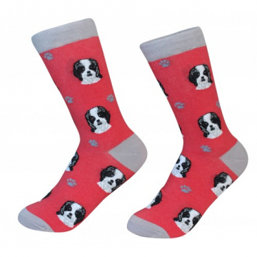 black and white shih tzu Dog Socks Cranberry Corners Gift Shop Dahlonega Georgia