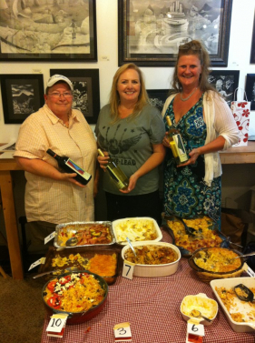 Oh yeah, it's squash cook off time at Bleu Gallery Dahlonega!