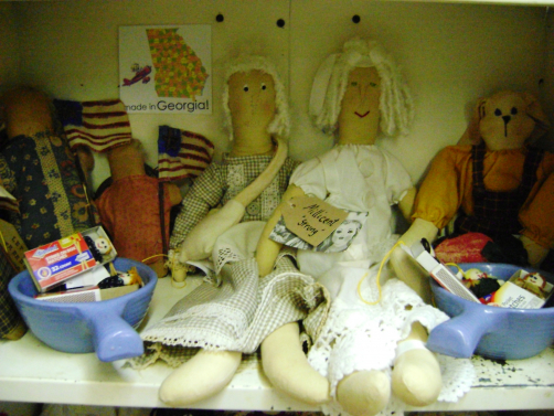 Handmade dolls by Carolyn Dubose