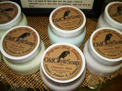 Old Crow Soaps, Lotions + Potions!