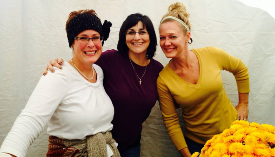 Jennifer, Tracey and Shelley from Happy Day Antiques at the Gold Rush Festival