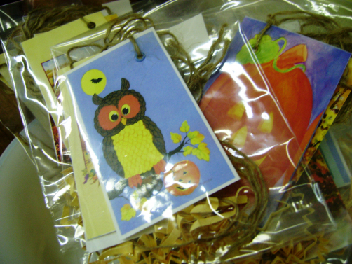 Handmade Halloween cards by Bessie Mae's Cabin
