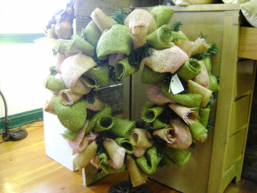 Burlap Wreath by Kranberry Kathy