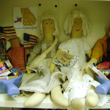 Handmade dolls by Carolyn Dubose