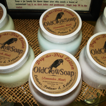 Old Crow Soaps, Lotions + Potions!