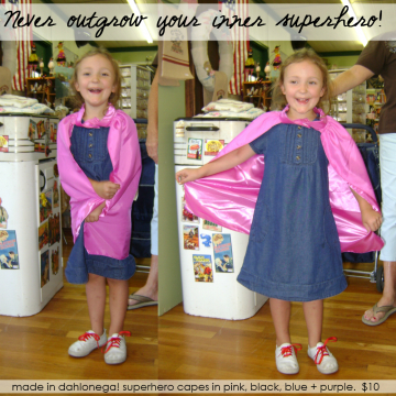 Superhero Capes by Ally David...in action!