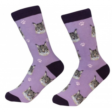 Maine Coon Cat Socks
